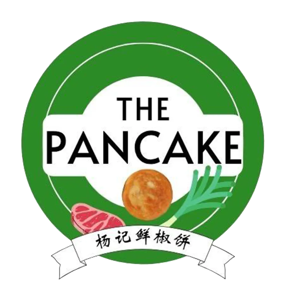 Circular green logo for The Pancake Yangji Fresh Pepper Pancake at The Pancake, a Chinese Restaurant in Flushing